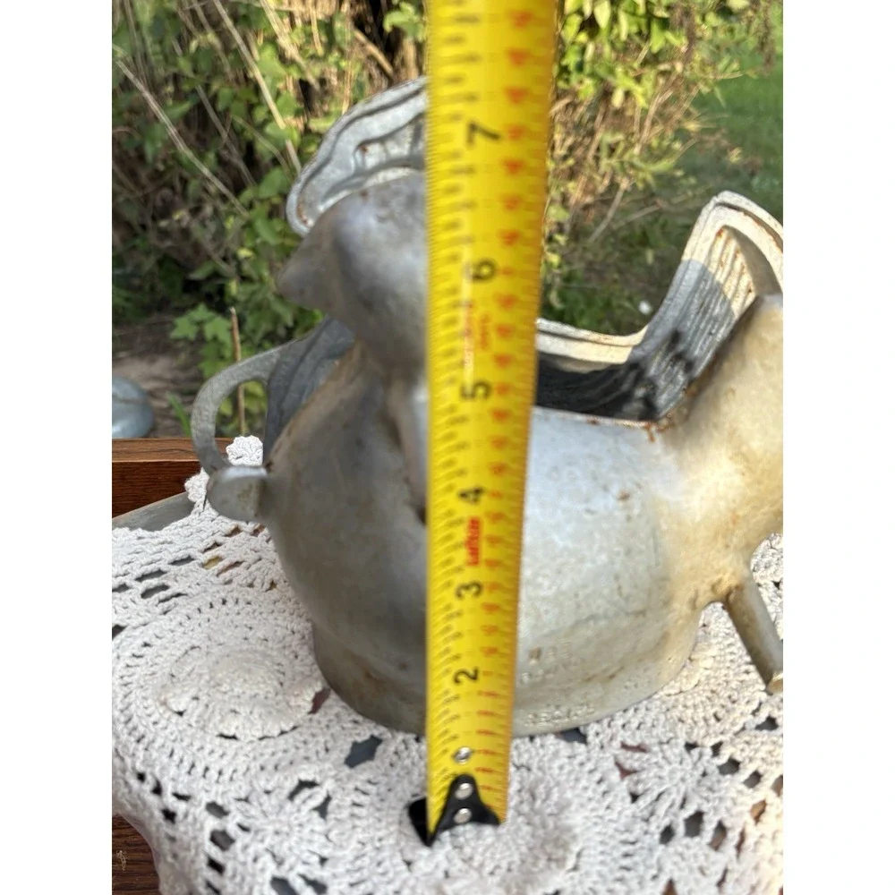 Vintage Chicken Rooster Baking Molds Aluminum 2 Piece Model Farmhouse Decor